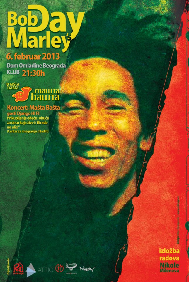 Mašta Bašta (Bob Marley's Day) @ DOB, Beograd