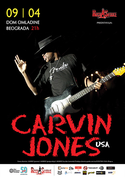 Carvin Jones Band @ Dom omladine Beograda